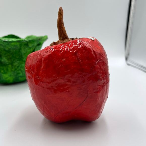 Mexican Paper Mache Vegetables Set Food Corn Lettuce Pepper Kitchen Decor Carrot - Picture 6 of 9